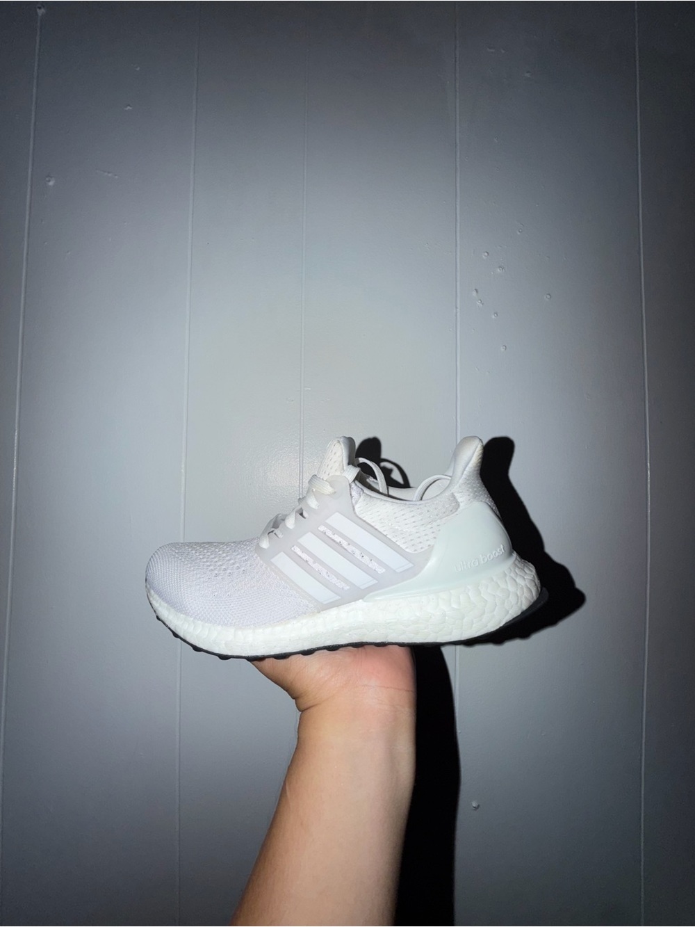 Women adidas White Knit Running Sneaker Size 6
